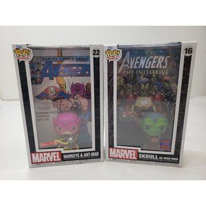Funko Pop Comic Cover Marvel Hawkeye & Antman W/ Skrull As Iron Man #22 #16
